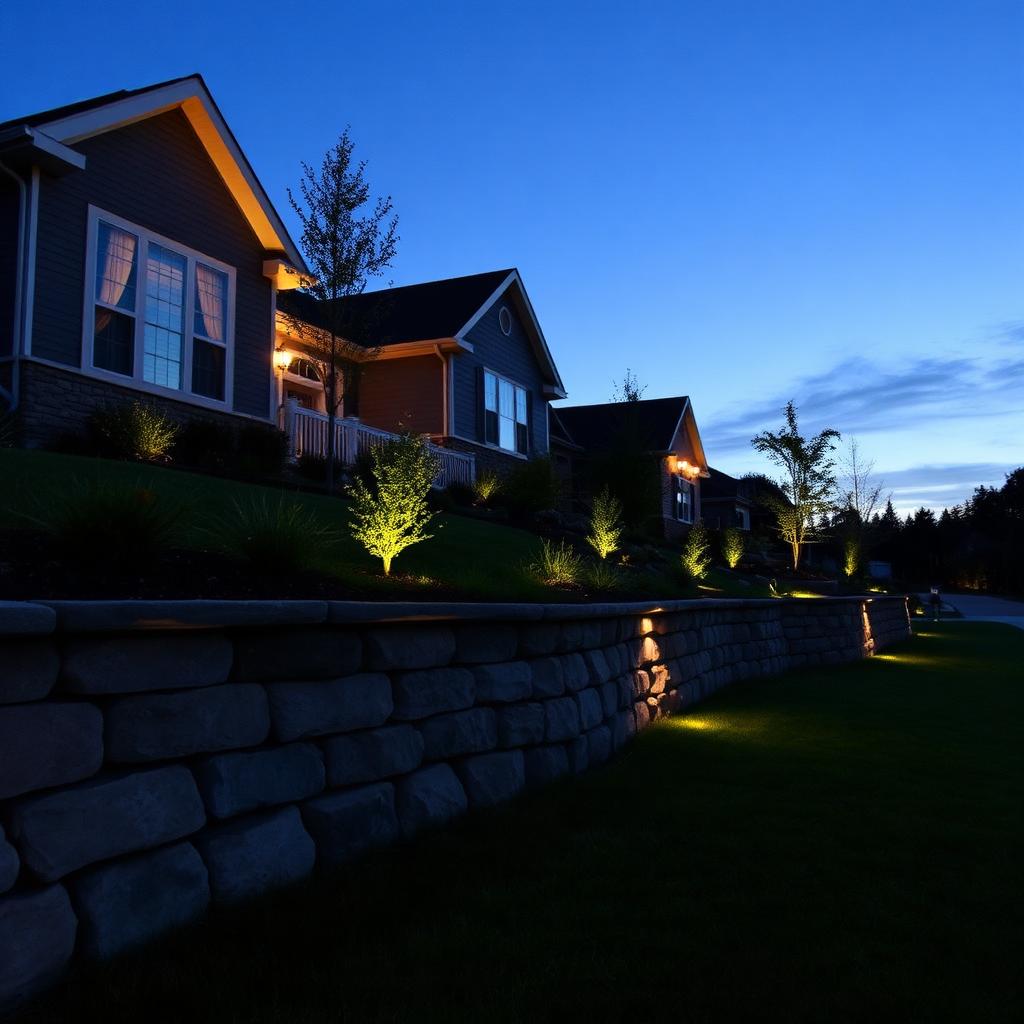 $72k tiered wall + lighting